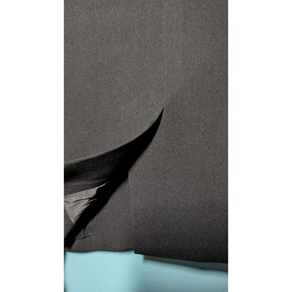 Talbots Womens 6 Petite 6P Black Cropped Blazer Jacket Tailored + Skirt SET OF 2 - Picture 4 of 16